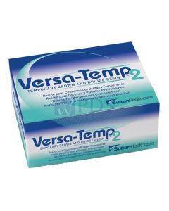 Versa-Temp® 2 Temporary Crown and Bridge Resin, Shade A2, 1 x 50mL Cartridge + 15 Mixing Tips Sultan Healthcare 72056