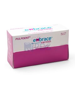 Embrace Varnish 5% Sodium Fluoride w/ CXP 50 x 0.4 mL Unit Dose Pulpdent Corporation FV50