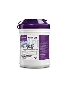 PDI Super Sani-Cloth® Germicidal Disposable Wipe Large Canister 6 x 6 3/4" 160/canister 12 canister/cs (091255) Q55172 - Can