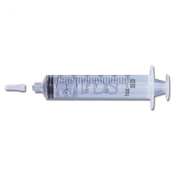 BD Syringe Only, 30mL, Luer-Lok™ Tip, 56/bx 302832