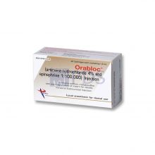 Pierrel Pharma Orabloc® Articaine Anesthetic, 1:200,000, 1.8mL (Rx), 50 cartridges/bx, 20 bx/cs 2101052